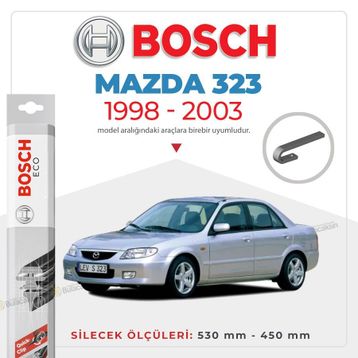 Bosch Eco Mazda 323 1998-2003 Silecek Takımı