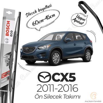 Bosch Eco Mazda CX5 Ön 2011-2016 Silecek Takımı