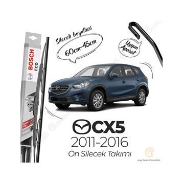 Bosch Eco Mazda CX5 Ön 2011-2016 Silecek Takımı