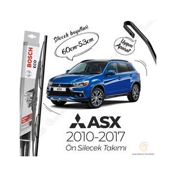 Bosch Eco Mitsubishi ASX Ön 2010-2017 Silecek Takımı