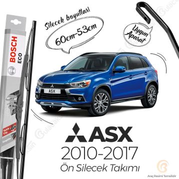 Bosch Eco Mitsubishi ASX Ön 2010-2017 Silecek Takımı