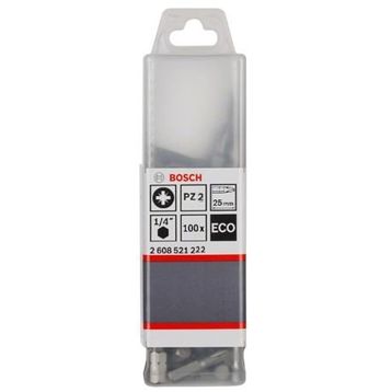 Bosch Eco PZ 2x25 mm 100'lü Vidalama Ucu