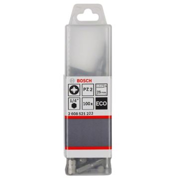 Bosch Eco PZ 2x25 mm 100'lü Vidalama Ucu