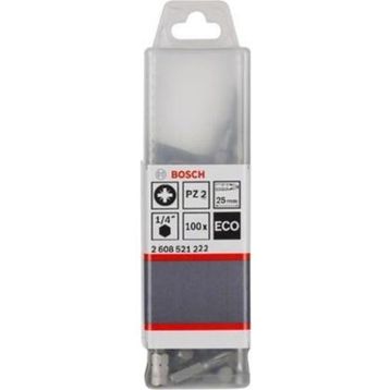 Bosch Eco PZ 2x25 mm 100'lü Vidalama Ucu