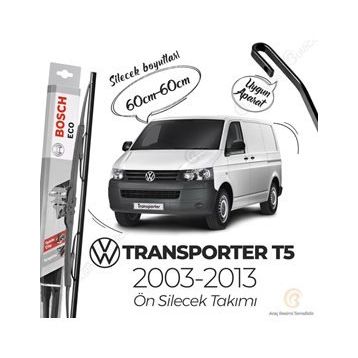 Bosch Eco Volkswagen Transporter T5 Ön 2003-2013 Silecek Takımı