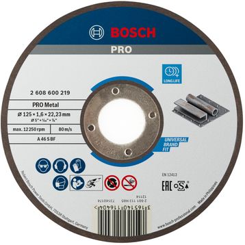 Bosch Expert Serisi 125x1.6 mm Taş Düz Metal Kesme Diski