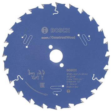 Bosch Expert Serisi 165x20 mm 24 Diş İnşaat Ahşabı Daire Testere Bıçağı