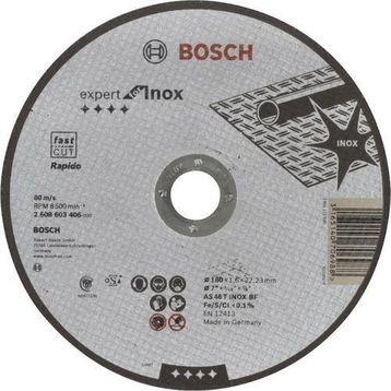 Bosch Expert Serisi 180x1.6 mm Rapido Taş Düz Inox Paslanmaz Çelik Kesme Diski