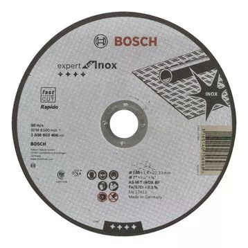 Bosch Expert Serisi 180x1.6 mm Rapido Taş Düz Inox Paslanmaz Çelik Kesme Diski