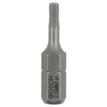 Bosch ExtraHard HEX2.5x25 mm 3'lü Vidalama Ucu