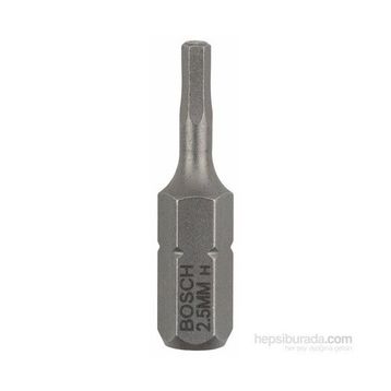 Bosch ExtraHard HEX2.5x25 mm 3'lü Vidalama Ucu