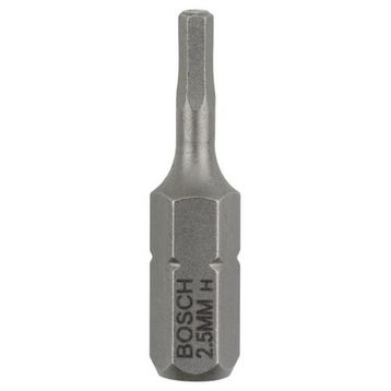 Bosch ExtraHard HEX2.5x25 mm 3'lü Vidalama Ucu