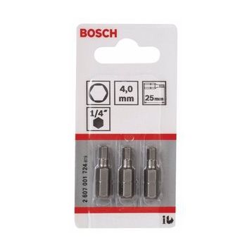 Bosch ExtraHard HEX4x25 mm 3'lü Vidalama Ucu