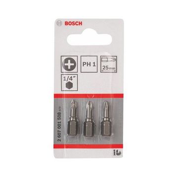 Bosch ExtraHard PH1x25 mm 3'lü Vidalama Ucu