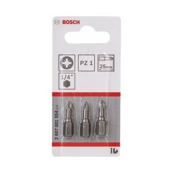Bosch ExtraHard PZ 1x25 mm 3'lü Vidalama Ucu