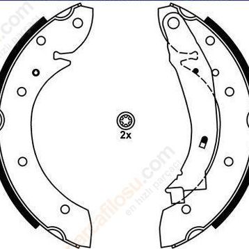 Bosch F026004552 Oto Arka Fren Balatası
