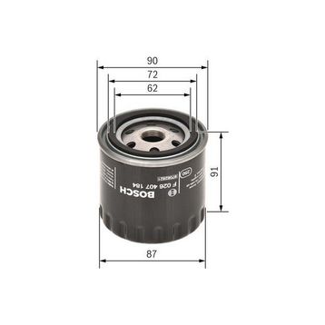 Bosch F026407184 Yağ Filtresi