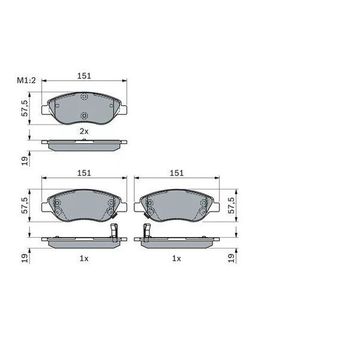 Bosch Fiat Egea Sedan 2010-2015 Ön Fren Balatası