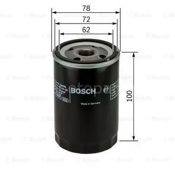 Bosch Fiat Panda 1000 1986-1989 Yağ Filtresi