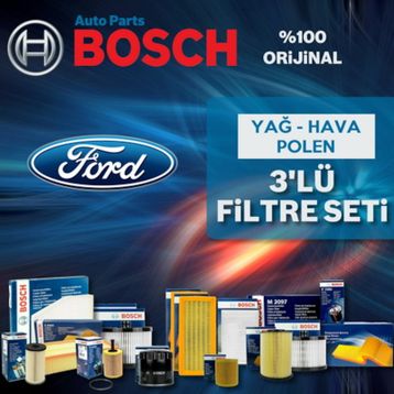 Bosch Ford Fiesta 1.4 TDCI Euro 4 2002 2011 Filtre Bakım Seti