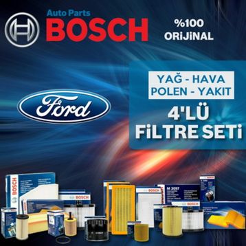 Bosch Ford Fiesta 1.4 TDCI Euro 4 2002 2011 Filtre Bakım Seti