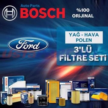 Bosch Ford Fiesta 1.5 TDCI 2013 2016 Filtre Bakım Seti