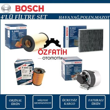Bosch Ford Focus 1.6 Ecoboost Flexifuel Turnier YUDA Filtre Seti