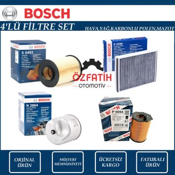 Bosch Ford Focus 1.6 Tdci Turnier T3D Filtre Seti