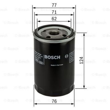 Bosch Ford Fusion 1.6i 16V 2004-2010 Yağ Filtresi