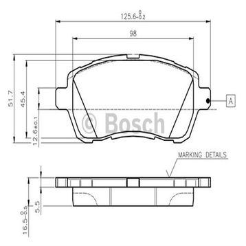 Bosch Ford Ön Fren Balatası