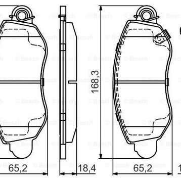 Bosch Ford Ön Fren Balatası