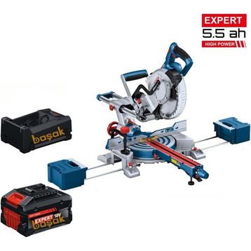 Bosch GCM 18V-216 D 5.5 Ah Akülü Gönye Testere Makinesi