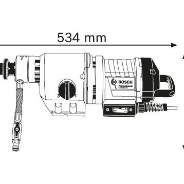 Bosch GDB 350 WE Karot Makinası