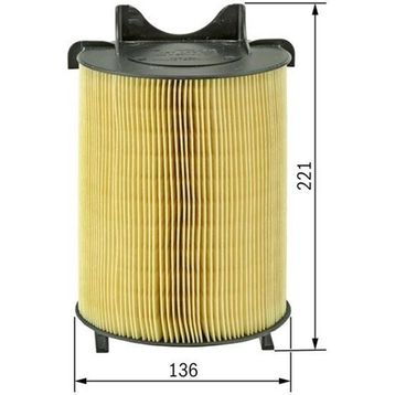 Bosch Golf Caddy III Passat Jetta III Touran Toledo III Octavia Leon 1.2 TSI 1.4 TSI 1.6 2.0 FSI Hava Filtresi