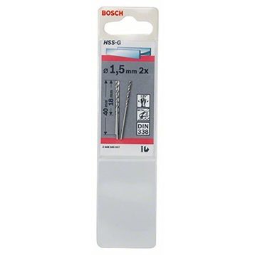 Bosch Gri Metal 2'li Matkap ve Kırıcı Delici Uç
