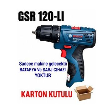 Bosch GSR 120-Li Solo Akülü Vidalama Makinesi