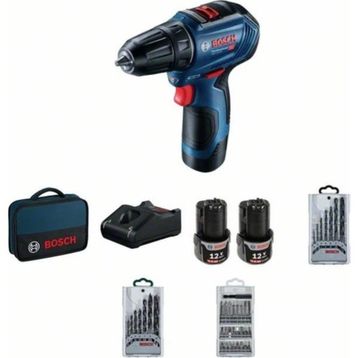 Bosch GSR 12V-30 + 39 Parça Vidalama Seti