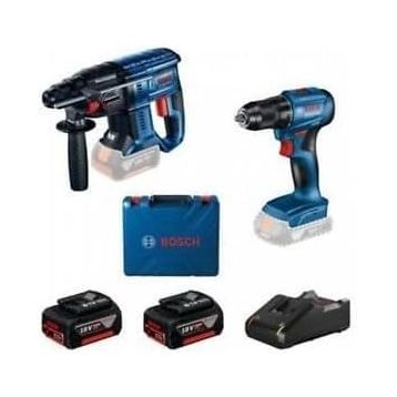 Bosch GSR 185-LI Akülü Vidalama Makinesi + Bosch GBH 180-LI Akülü Kırıcı Delici Matkap