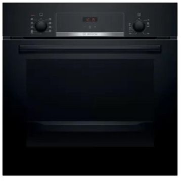 Bosch HIF534EB0T Serie 4 Buhar Destekli 60x60 cm Siyah Ankastre Fırın