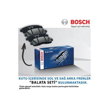 Bosch Honda Jazz 1.4 2002-2015 Arka Balata