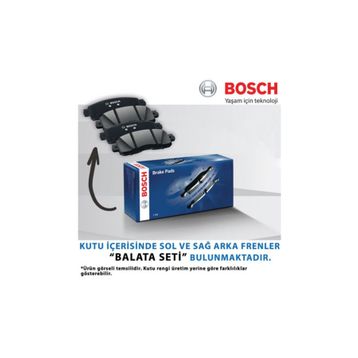 Bosch Honda Jazz 1.4 2002-2015 Arka Balata