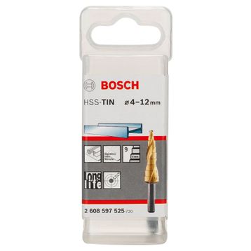 BOSCH HSS 4-12 mm 5 Kademeli Matkap Ucu