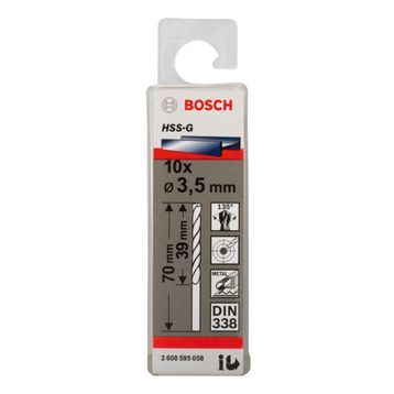 Bosch HSS-G 3.5mm Metal Matkap Ucu