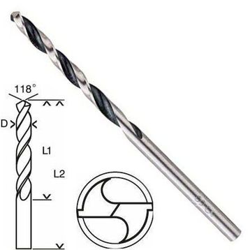 Bosch HSS PointTeQ Metal 4.5x47x80mm
