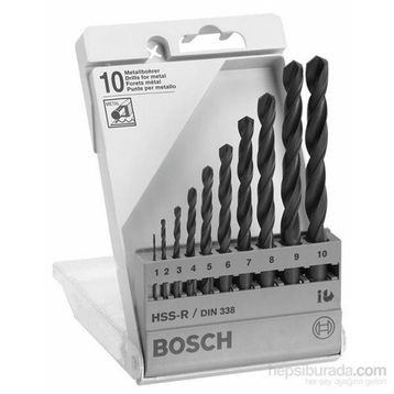 Bosch HSS-R 10 Parça Metal Matkap Ucu Seti