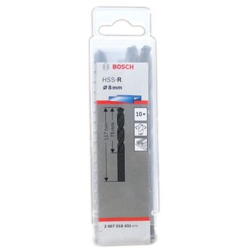 Bosch HSS-R 10 Parça Metal Matkap Ucu Seti