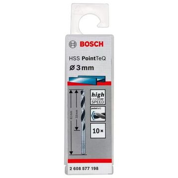 Bosch Hsspointteq Metal 3.0 mm 10'lu Matkap Ucu