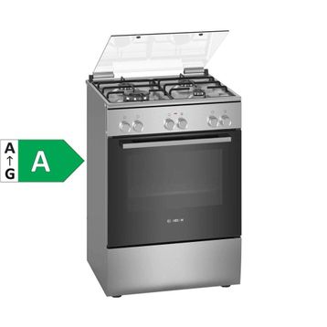 Bosch HXA080H59T A Sınıfı 66 lt Turbo Ocaklı Fırın Inox