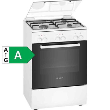 Bosch HXA670G20T A Sınıfı 65 lt Ocaklı Fırın Beyaz