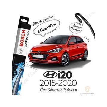 Bosch Hyundai İ20 Muz 2015-2020 Silecek Takımı